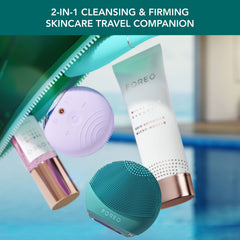 FOREO Luna 4 go delivers 8 T-Sonic pulsations for customizable cleansing.
