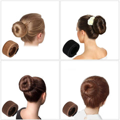 FORESRUM Magic Hair Donut Bun Compact Carry highlights portable, lightweight styling tool.