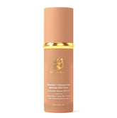 Forever Bloom Bio Mimic Foundation tube demonstrates shade-matching coverage for a natural look.