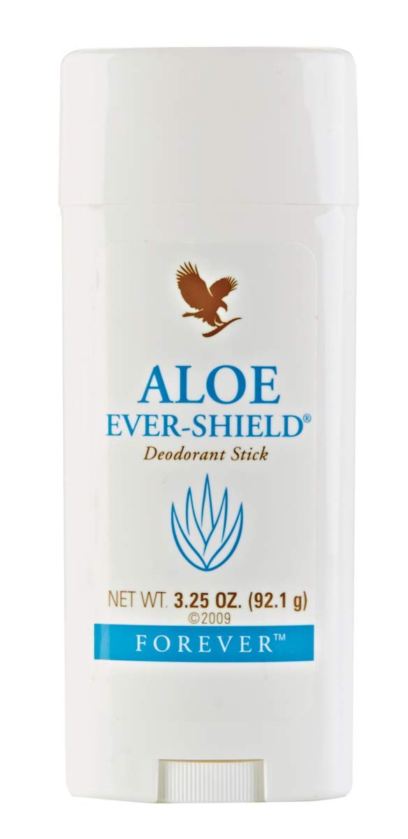 Forever Living Aloe Ever-Shield stick top view for reliable, comfortable odor protection.