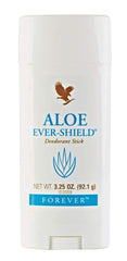 Forever Living Aloe Ever-Shield stick top view for reliable, comfortable odor protection.