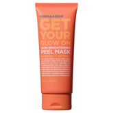 FORMULA 10.0.6 Get Your Glow On peel bottle close-up showing brightening benefits