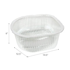 ForPro Footsie Bath-compatible liners fit a range of basins for versatile pedicures.