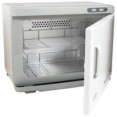 ForPro hot towel warmer with 23L capacity for spa-ready towels.