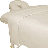 ForPro Premium Flannel flat sheet on display showing breathable year-round comfort