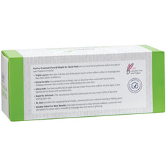 ForPro Premium Pure & Simple XL Facial Pads smooth side for hydrating massage and glow.
