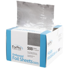 ForPro Professional Collection hair color application foil sheets with embossed grip for secure highlights