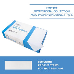 ForPro non-woven epilating strips highlight medium thickness for large-area waxing.