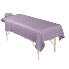 ForPro face rest cover lavender—protects against oils and makeup during sessions.