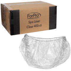ForPro professional spa liners demonstrate pedicure spa fit for clean, hygienic sessions