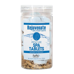 ForPro Rejuvenate Spa Foot Bath Tablet pack in box, ready for pedicure prep