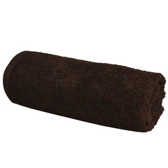 ForPro chocolate towels 16x27 closeup, ideal for professional use in salons and gyms.