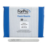 ForPro Zebra foam board with coarse 100-grit side for fast nail shaping.