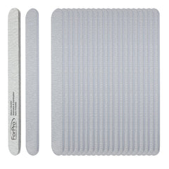 ForPro Zebra foam board fine 240 grit side for smooth nail edges.