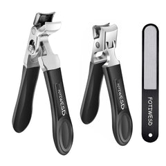 Fotiwesd wide jaw fingernail clippers for seniors with thick nails for easy trimming