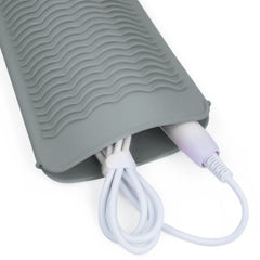 Fouews heat protective mat demonstrates two in one storage for tools.
