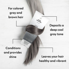 Four Reasons Color Mask application with gloves suggests controlled, even pigment deposit.