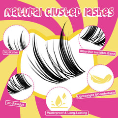 Fowendia Freya manga lashes D curl demonstrates natural-looking curl that lasts.