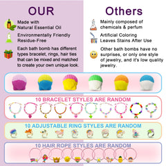 Foxandern Bath Bombs with Surprise Jewelry invites joyful unboxing during baths.