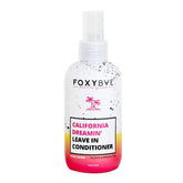 FoxyBae California Dreamin' leave-in bottle pour highlights easy application for detangling