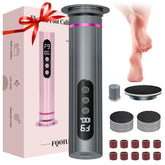 FQOIUD electric feet callus remover front view for comfortable handling and precise control.