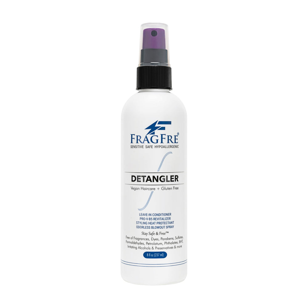 FRAGFRE hair detangler spray bottle 8oz for easy detangling and frizz reduction.