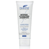 FRAGFRE Intense Hydrating Shampoo bottle front shows fragrance-free formula for sensitive scalps.