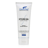 Fragfre light hold gel unscented bottle demonstrates lightweight styling for fragile hair