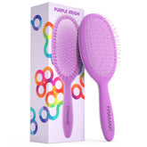 FRAMAR Detangling Brush for curly hair, front view, gentle detangling and reduced breakage.