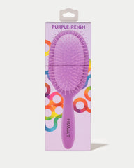 FRAMAR Detangling Brush closeup of soft bristles for gentle glide.