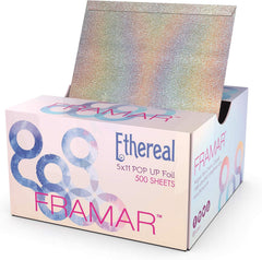 FRAMAR Ethereal hair foils in box highlight premium salon-grade quality.