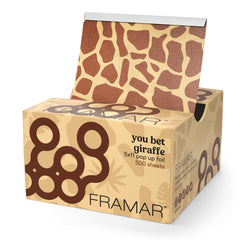 Framar giraffe hair foils pop up for quick color application