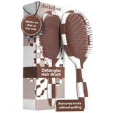 Framar hair brush detangler close-up bristles for gentle detangling and reduced breakage.