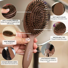FRAMAR natural oil distribution distributes scalp oils for natural shine
