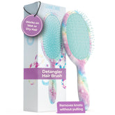 FRAMAR Purple Hair Brush Detangler purse-friendly design for travel