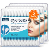 Fran Wilson Eye Tees cotton tips close-up showing pointed end for precision blending.