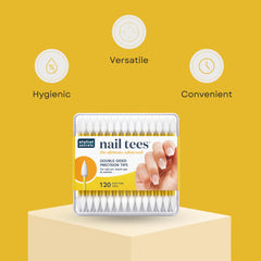 Fran Wilson Nail Tees polish edge cleanup for clean lines