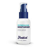 Freebird scalp moisturizer bottle front view showing lightweight hydration for bald heads