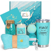 Frerdui retirement gifts box-shot highlights an all-in-one celebration kit for relaxation.
