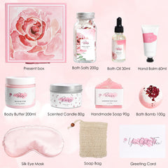 Frerdui Rose Bath Salts bottle offers soothing aroma for a relaxing bath ritual.