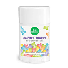 Fresh Monster deodorant gummy burst stick for active kids stays fresh after play