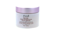 Fresh Rose Deep Hydration Cream jar conveys rich texture and softness
