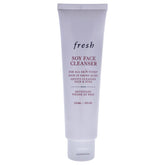 Fresh Soy Face Cleanser bottle demonstrates a gentle daily cleanse for all skin types.