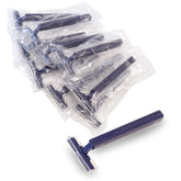 Freshscent 144-pack twin blade razors in box for bulk restocking and hotel use