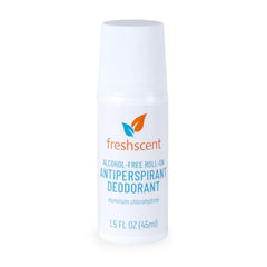 Freshscent Roll-On Deodorant bottle with alcohol-free formula for sensitive skin.