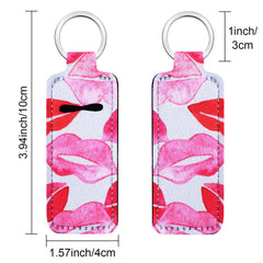 Frienda neoprene lip balm sleeve close-up showing soft waterproof material