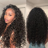 Frodio Curly Half Wig 26in Veralux fiber closeup shows natural shine and soft texture.
