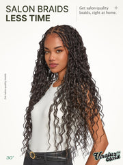 Frodio Veralux 200% density Boho curls provide full, bouncy texture without heaviness.