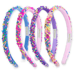 FROG SAC pink sequin headband with glittery sparkle for everyday wear.