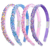 FROG SAC pink sequin headband for sparkling school-day styling